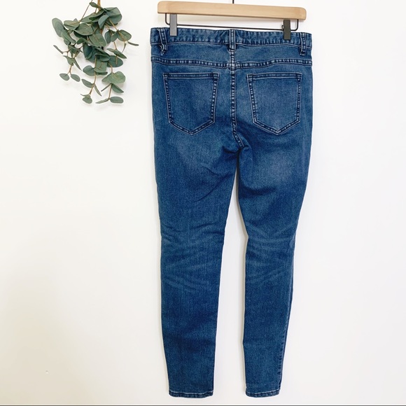 Free People mid-rise destroyed skinny jeans - Picture 6 of 8